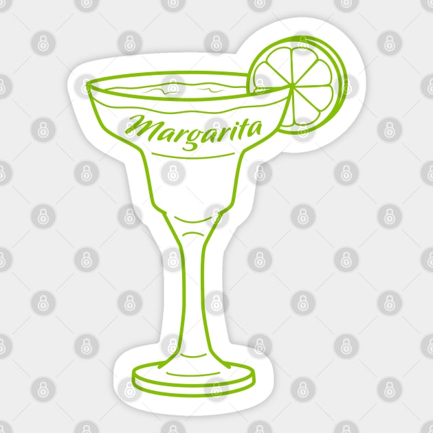 Margarita Sticker by skauff